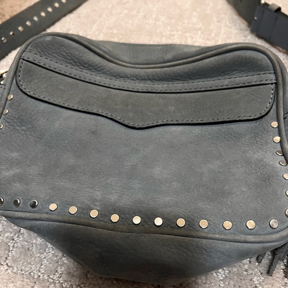 Rebecca Minkoff Bryn suede camera bag blue - Picture 9 of 11